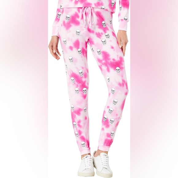 Chaser Tie-Dye Skull Cozy Knit Cuffed
Drawstring Joggers, Best Fit Size Large - Picture 4 of 4